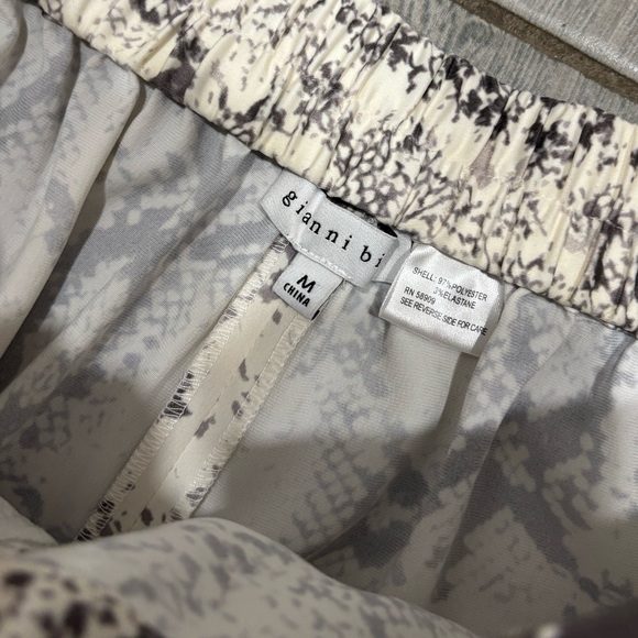 Gianni Bini Palazzo Casual Pants Snake Print Size Medium - Picture 2 of 5